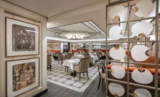 Dinerzaal op de MSC Virtuosa